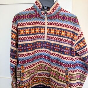 Polo Ralph Lauren Multicolor Zip-Up Sweater